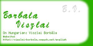 borbala viszlai business card