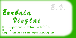 borbala viszlai business card
